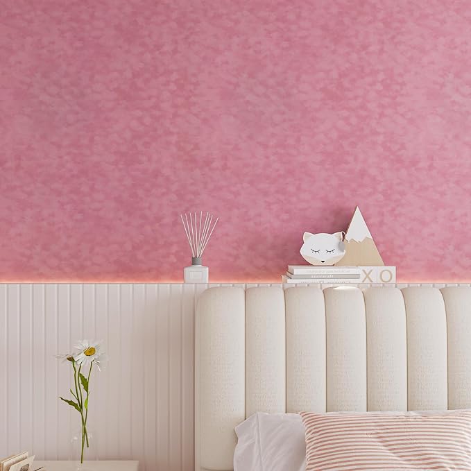 Coral Pink Velvet Drawer Liner Contact Paper - Image 3