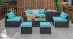Tangkula 8 Pieces Patio Furniture Set by TANGKULA