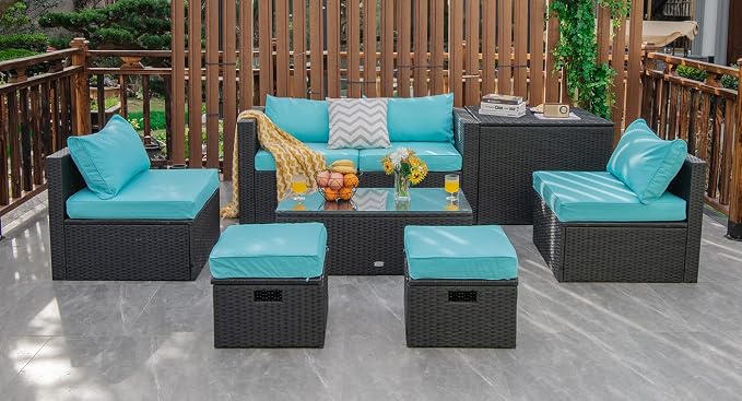 Tangkula 8 Pieces Patio Furniture Set by TANGKULA