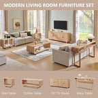 IFGET 70" Modern TV Stand for TVs Up to 80 inches, TV Console - Image 7