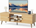 Sweetcrispy TV Stand for 55 60 inch TV, Modern Mid Century Entertainment Center by Sweetcrispy