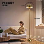 COSYLUX Modern Floor Lamp for Living Room, Industrial Tall Standing Lamp for - Image 5