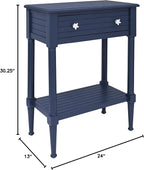 Linon Raleigh Navy Accent Table - Image 17