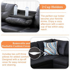 Wakefit Sectional Sofa Couch, Modern 4-Seaters Living Room Furniture Sets - Image 6
