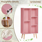 LEYAOYAO 5 Cube Bookshelf 3-Tier Bookcase - Image 5