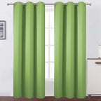 Light Green Thermal Blackout Curtains/42 x 95 Inch/Set of 2 Panels Room by Lemomo