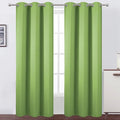 Light Green Blackout Curtains/42 x 84 Inch/Set of Two Panels Grommet Bedroom by Lemomo