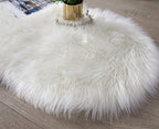 SERISSA 2x6 Fluffy White Faux Fur Area Rug - Image 5