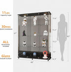 LFT HUIMEI2Y Glass Display Cabinet 12 Shelves - Image 2