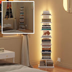 TUTOTAK Narrow Bookshelf, 8-Tier Bookcase - Image 8