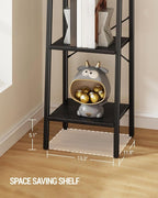 Hzuaneri Ladder Shelf, Bookshelf Bookcase, Freestanding Corner Storage Shelve - Image 7