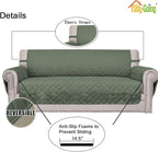 Easy-Going Reversible Couch Cover, 3 Cushion Sofa, Washable Slipcover - Image 3
