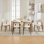 UVV Dining Chairs Set of 6, Metal Kitchen Chairs - Image 2
