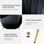 HULALA HOME Modern Velvet Accent Chair - Image 6