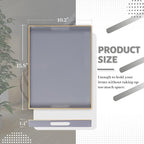 MAONAME Gray Serving Tray with Handles, Modern Grey Decorative Tray - Image 2