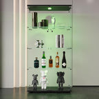 FLYMUHJIA 4-Shelf Tempered Glass Display Cabinet - Image 6