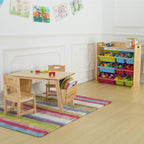 Kids Solid Wood Table and 2 Chair Set - Image 4
