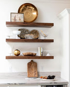 LEOPO 4-Pack 10 inch Floating Shelf Brackets, Hidden Shelf Bracket - Image 7