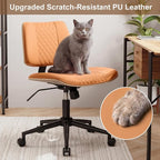 Modern Armless Office Chair - Image 3