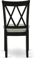 East West Furniture CLC-BLK-C Clarksville Dining Room Chairs - Image 8