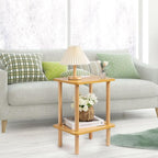 FORAOFUR End Table with Charging Station, Small Tables - Image 9