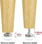 Heavy Duty Furniture Leveling Feet Adjustable Furniture Leg Levelers - Image 4