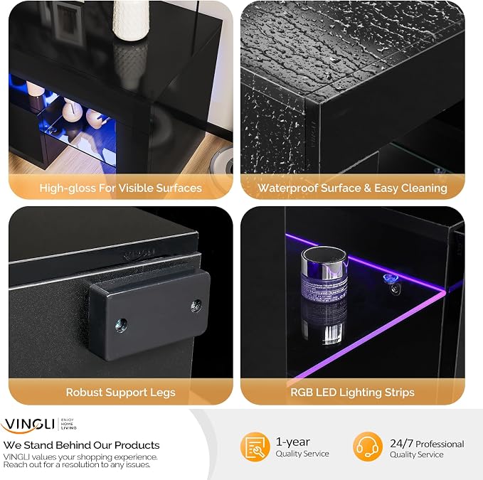 VINGLI LED TV Stand - Image 8