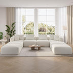 Novilla 141" Modular Sectional Sofa, Modern Cloud Sectional Couch by Novilla