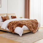 BENVWE Faux Fur Throw Blanket for Couch Bed - Image 4