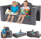 Fvkind 10 Pcs Modular Kids Play Couch, Convertible Sectional Toddler Sofa by Unknown