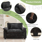 Oprisen Modular Sectional Sofa, Comfy Cloud Couch Sectional Sofa, Chenille Sofa - Image 6
