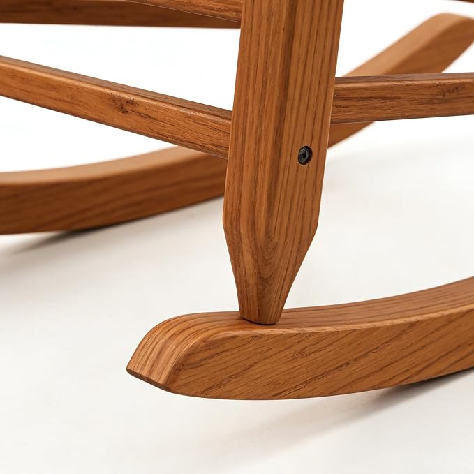 Oversized Outdoor Wooden Rocking Chair - Image 8
