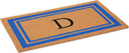 Calloway Mills 152971830D Blue Border 18" x 30" Monogram Doormat - Image 3