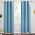 NICETOWN Teal Blue Blackout Curtains 78 inches Length by NICETOWN