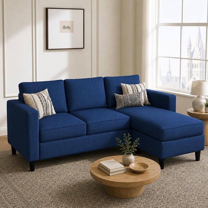 Nuturelly Convertible Sectional Sofa Couch by Nuturelly