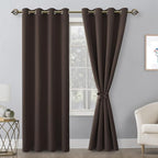 Blackout Curtains for Bedroom, 52 x 96 Inches Long, 2 Panels | Thermal - Image 8