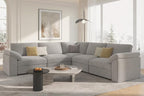 EASE MOOSE Oversized Sectional Modular Sofa, L Shape Sectional Couch Wide Deep - Image 3