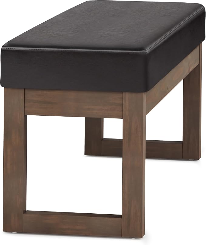 SIMPLIHOME Milltown Large Ottoman Bench - Image 6
