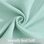 Yakamok Room Darkening Curtains 52x63 inch Length Aqua-Living Room | 2 panels - Image 5