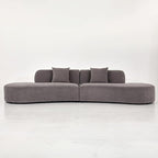 Container Furniture Direct 132" Curved Sofa - Image 9