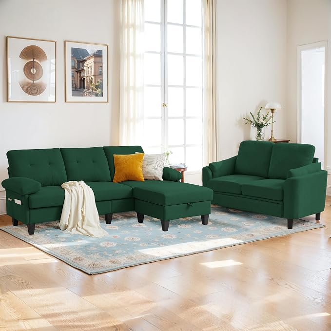 5 Seat Sectional Sofa Set for Living Room Set - Image 8