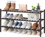 viewcare Long Shoe Rack, Bamboo Wood Shoe Rack by VIEWCARE