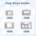 pmtsns Area Rugs 10x14 Living Room: Washable Rug Modern Abstract Neutral Soft - Image 8