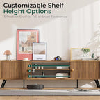 COMHOMA TV Stand for Living Room, Mid Century Modern Entertainment Center for - Image 3