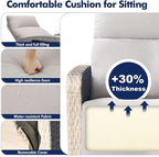 ZZW Outdoor Recliner Chair, Wicker Patio Recliners - Image 4
