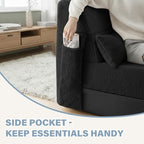 Tiita Convertible Folding Sofa Bed Twin Size - Image 4