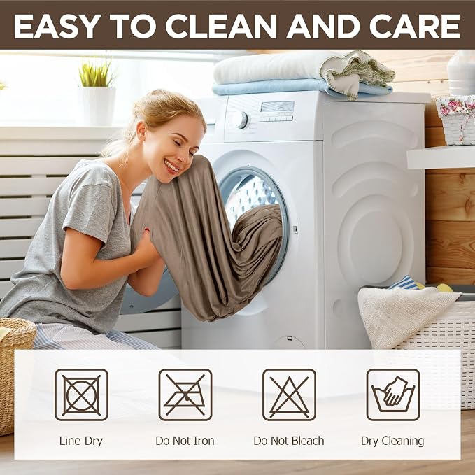 Peryiter 2 Pcs Sofa Covers Couch and Loveseat Covers Set Stretch Sofa Slipcover - Image 6