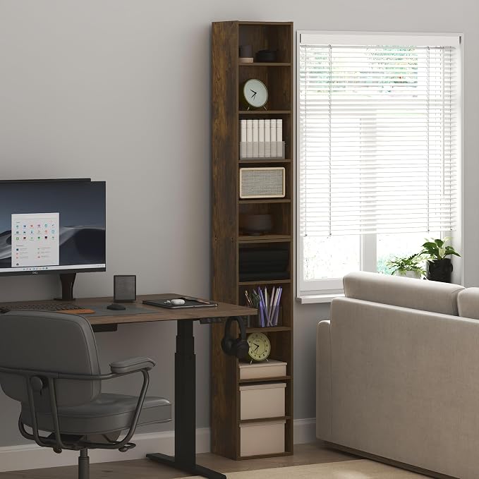 Furinno PASIR Book Shelf, 10-Tier Bookshelf, Bookcase by Furinno-FitsYourSpaceFitsYourBudget