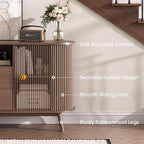 JOINICE 63" Fluted Storage Cabinet - Image 4
