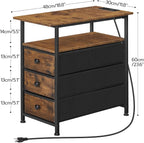 HOOBRO End Table, Narrow Side Table - Image 3